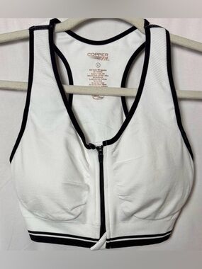 Copper Fit Women's Racerback Sports Bra Size Large